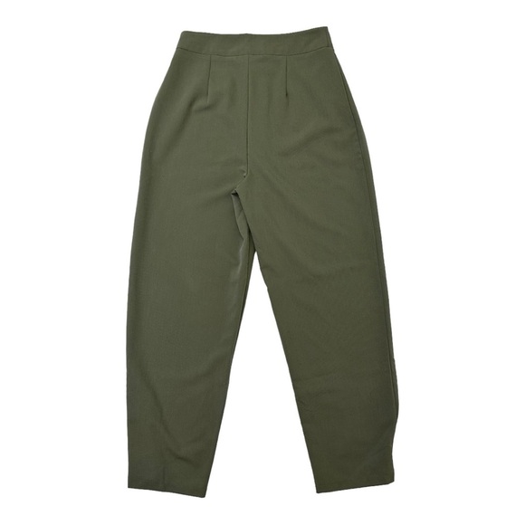 Boohoo Olive Green Trousers -size US6 - Picture 5 of 8